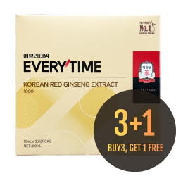 3x Jung Kwan Jang Korean Red Ginseng Extract Everytime 1000