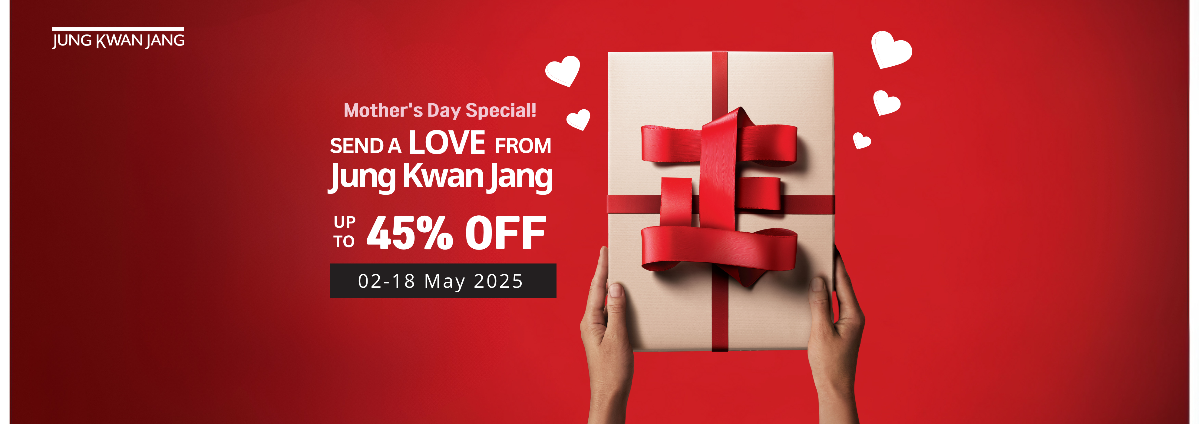 korean red ginseng Mother's day special banner