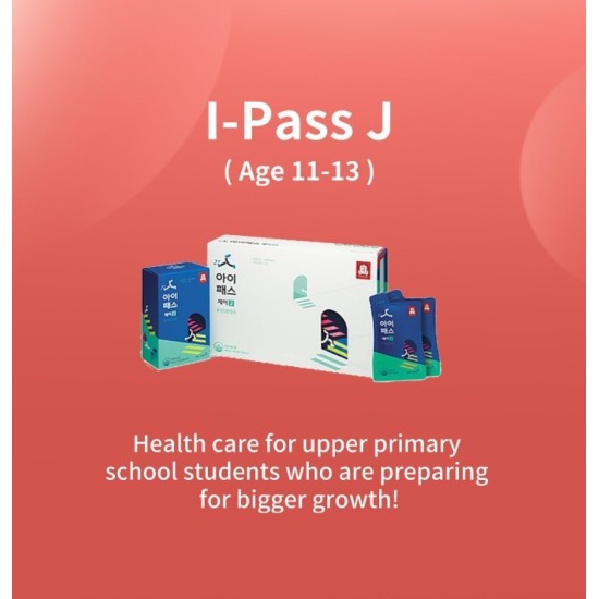 I-Pass J Korean Red Ginseng Tonic Pouch for Student ( 18 NOV 2025)